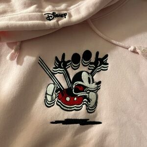 Disney Pink Hoodie with Mickey Mouse